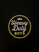 Built Heavy Sticker/ Dimensions 4" x 4"